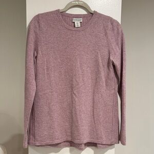 Adrienne Vittadini 100% Cashmere Sweater Size M excellent condition ribbed back